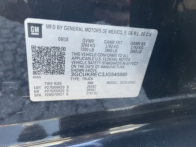 2018 Chevrolet Silverado 1500 LT