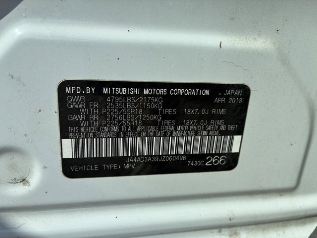 2018 Mitsubishi Outlander SE